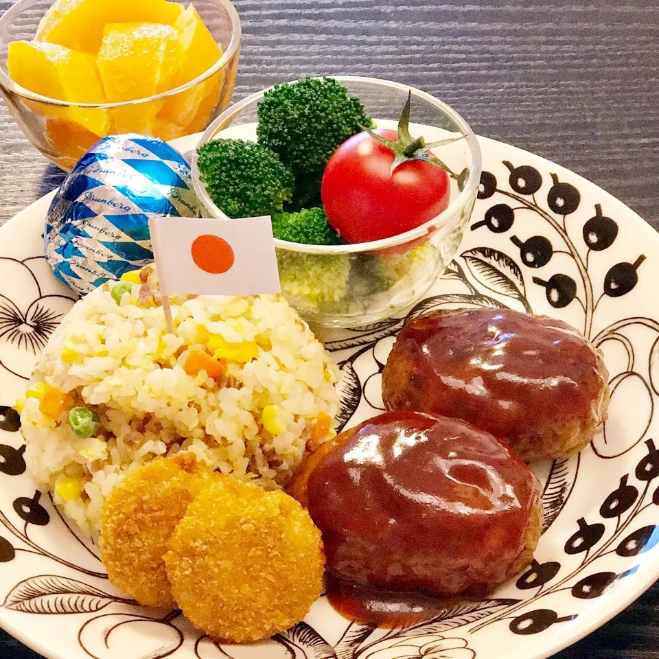 今日の息子くん弁当♡ワンプレート置き弁♡|yu-chanさん