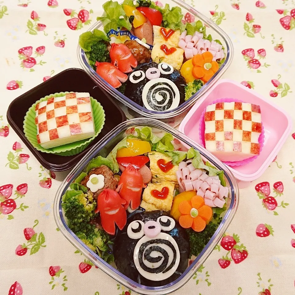 ニョロモおにぎり弁当♥️|みちゅあしさん