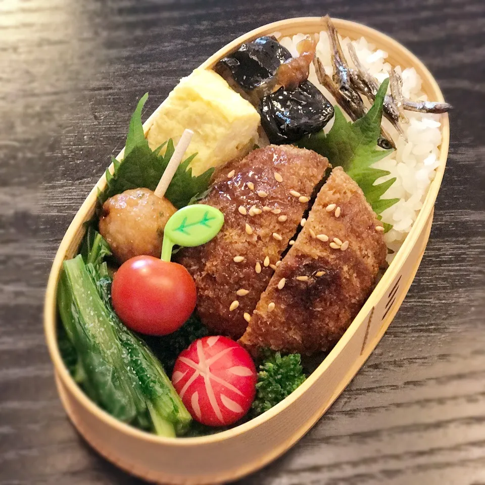 Snapdishの料理写真:今日の息子くん弁当♡今日も少なめ弁当♡|yu-chanさん