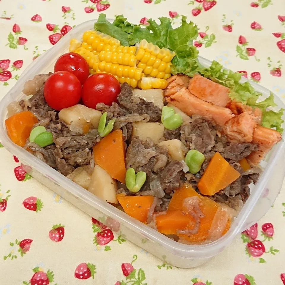 肉じゃが のっけ弁当♪|みちゅあしさん