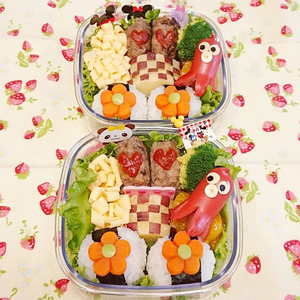 お花おにぎり弁当♪|みちゅあしさん