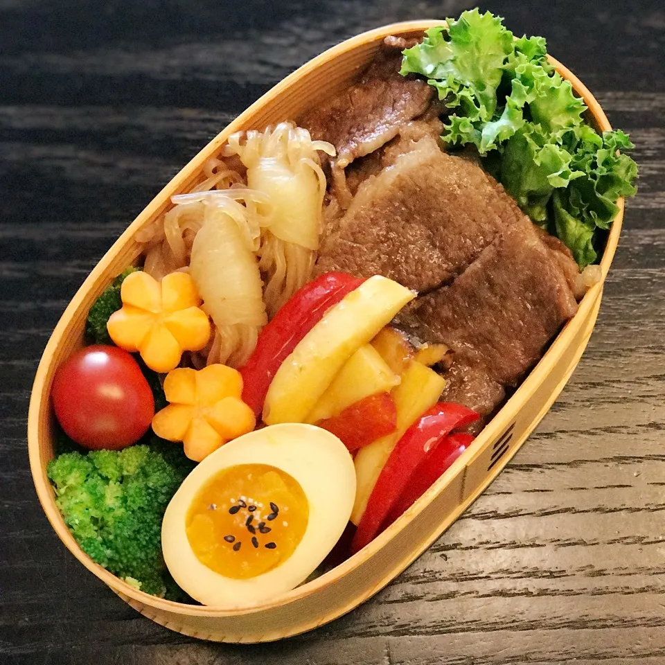 今日の息子くん弁当♡焼き肉弁当♡|yu-chanさん