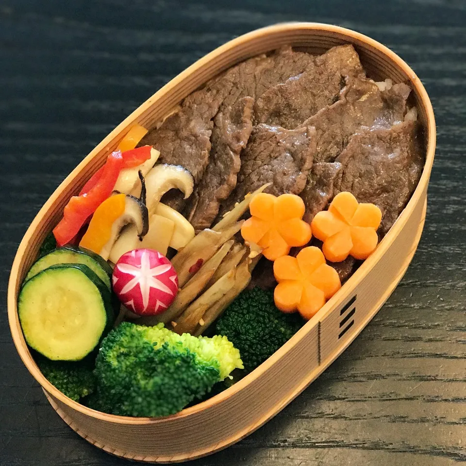 今日の息子くん弁当♡焼き肉弁当♡|yu-chanさん