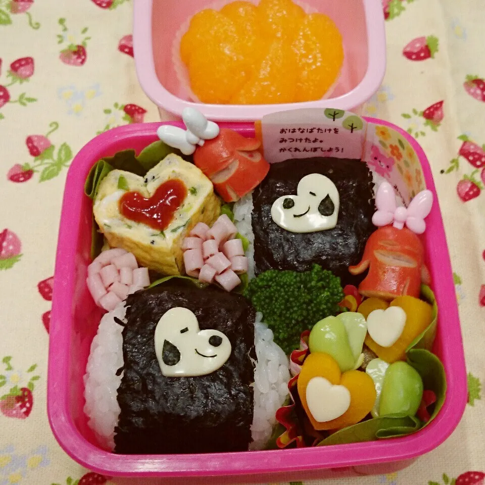 スヌーピーおにぎり弁当🎵|みちゅあしさん