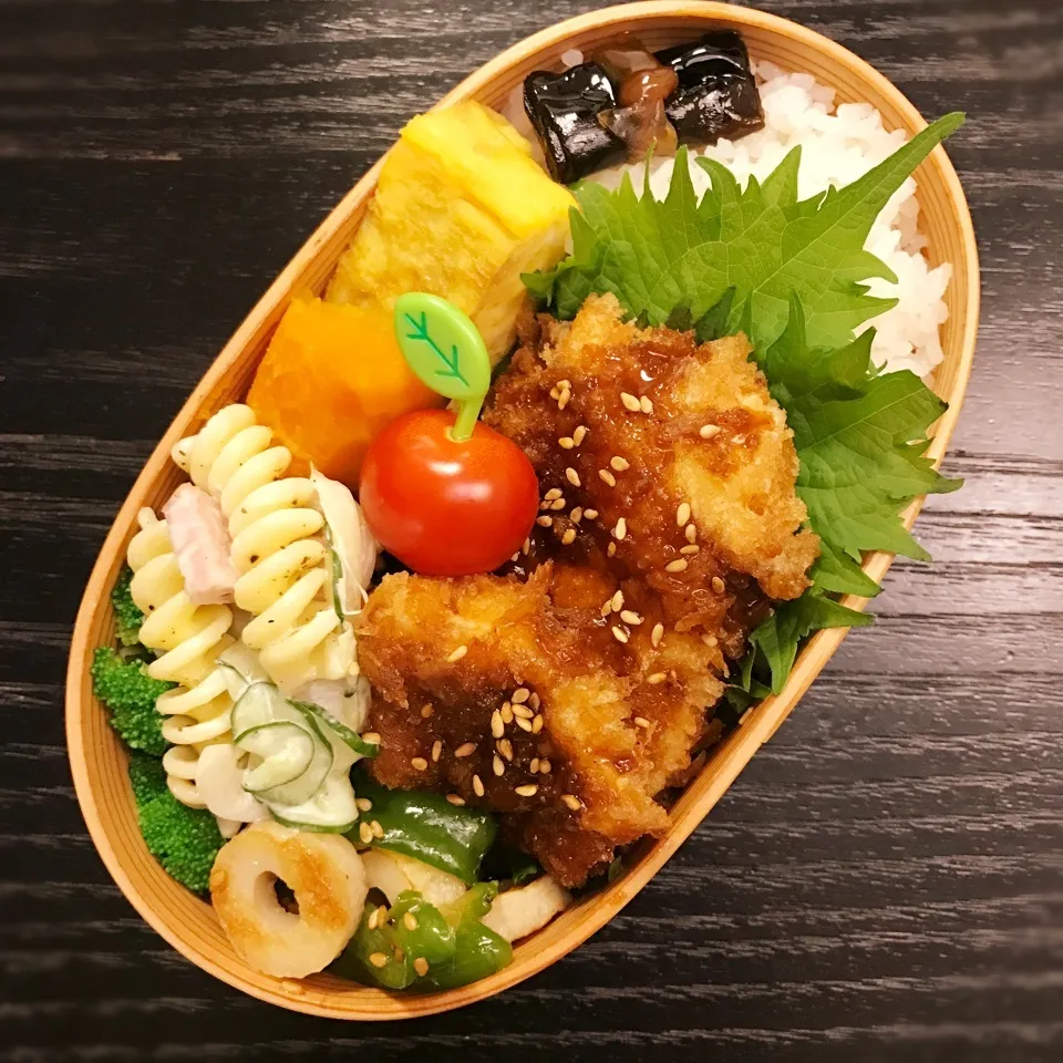 今日の息子くん弁当♡鳥ささみカツ弁当♡|yu-chanさん