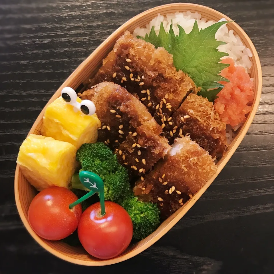 今日の息子くん弁当♡とんかつど〜ん弁当♡|yu-chanさん