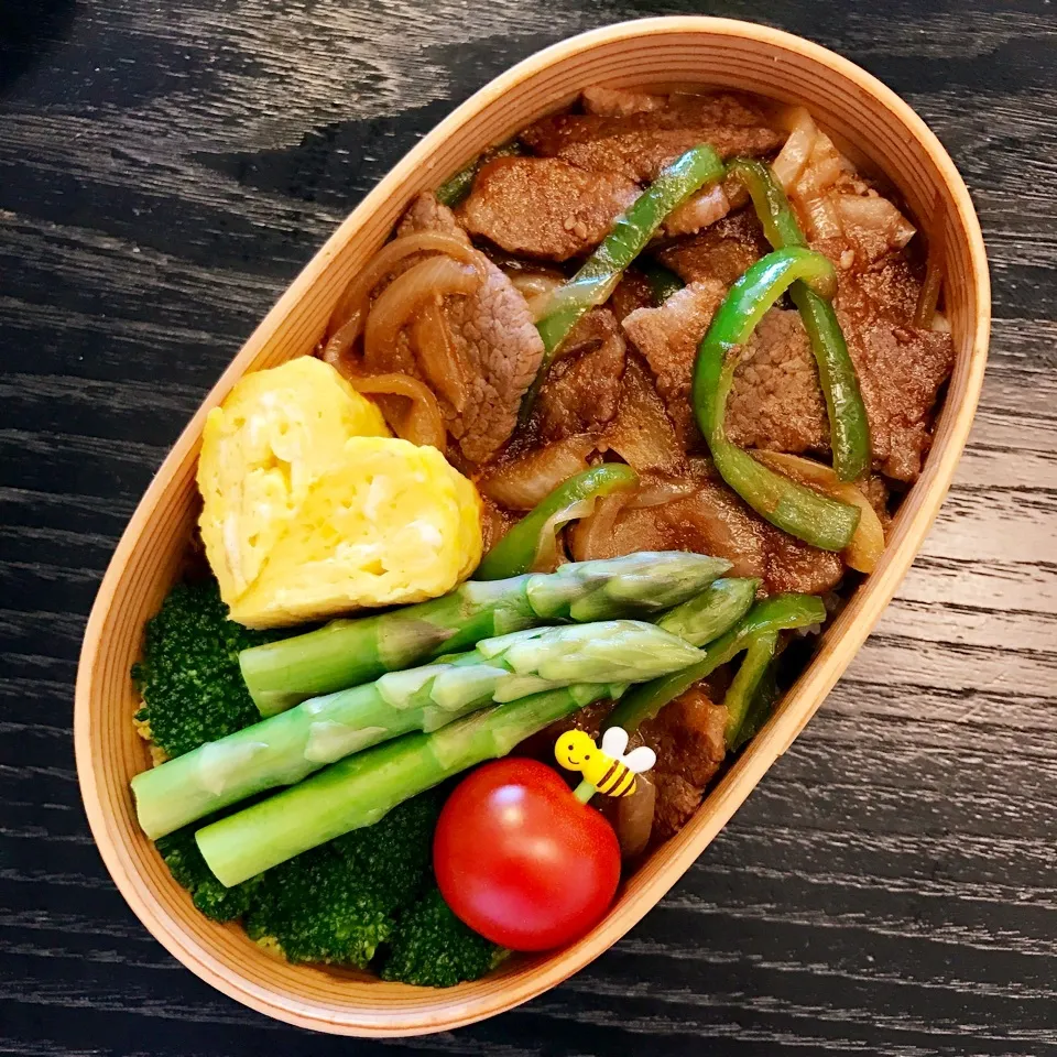 今日の息子くん弁当♡焼肉？プルコギ風？弁当♡|yu-chanさん