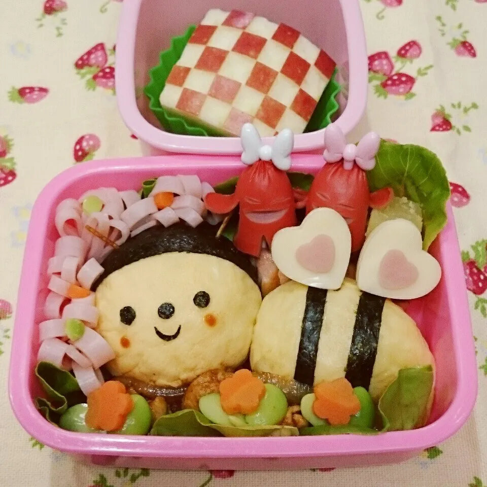 ハチさん弁当🎵|みちゅあしさん