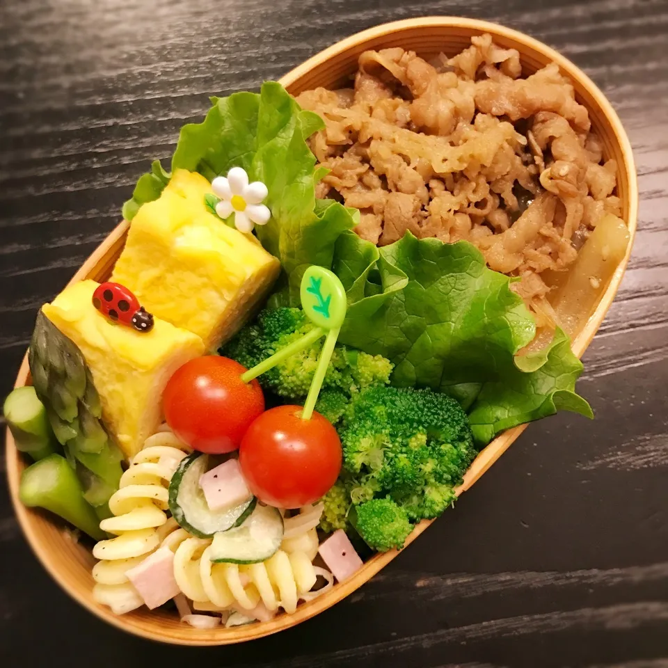 今日の息子くん弁当♡プルコギ風弁当♡|yu-chanさん