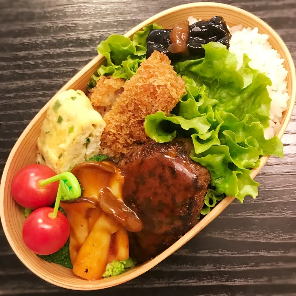 Snapdishの料理写真:今日の息子くん弁当♡ボリュームたっぷり弁当♡|yu-chanさん