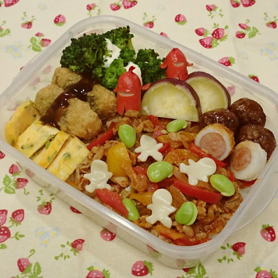 6月8日(木)今日の のっけ弁当🎵|みちゅあしさん