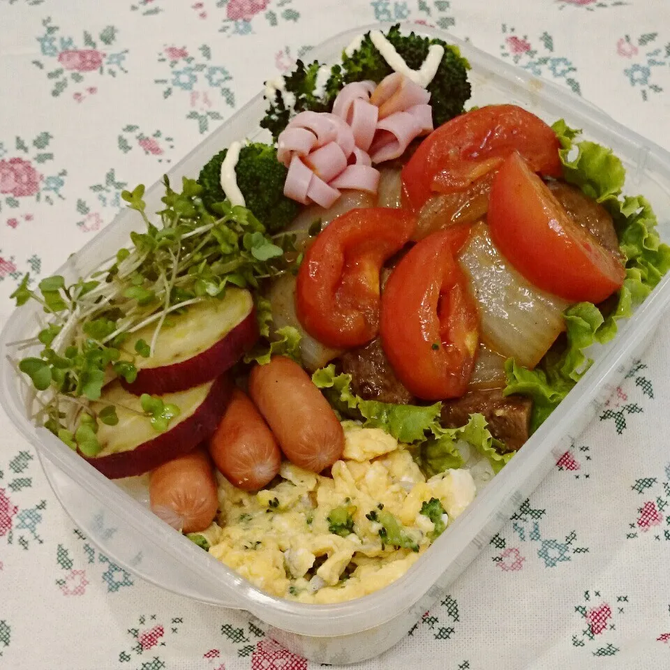 昨日ののっけ弁当🎵|みちゅあしさん