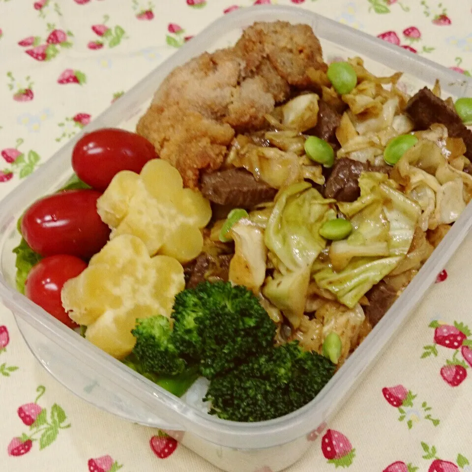 回鍋肉のっけ弁当♪|みちゅあしさん