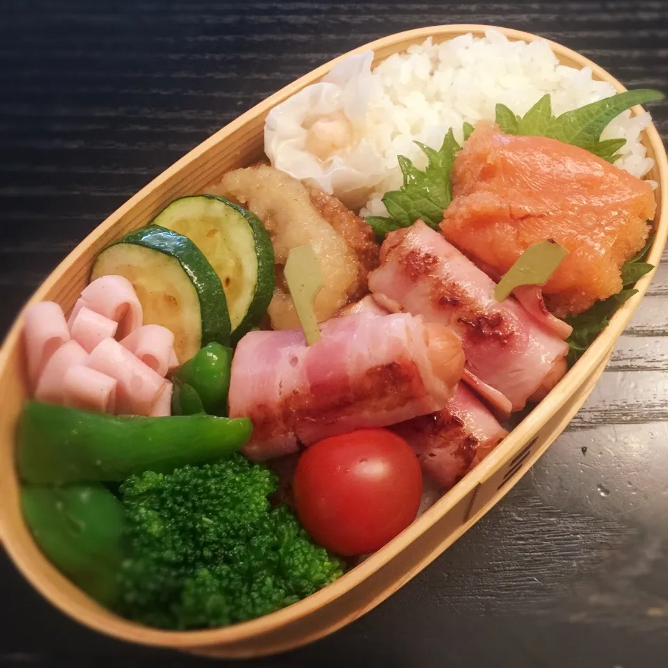 今日の息子くん弁当♡明太子ごはん♡|yu-chanさん