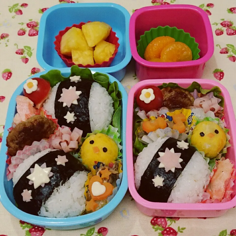 おにぎり弁当♪|みちゅあしさん