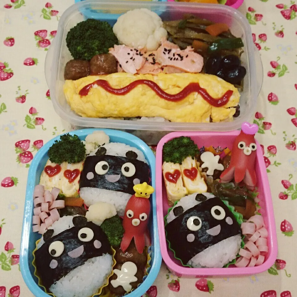 主人はオムレツのっけ弁当♪|みちゅあしさん