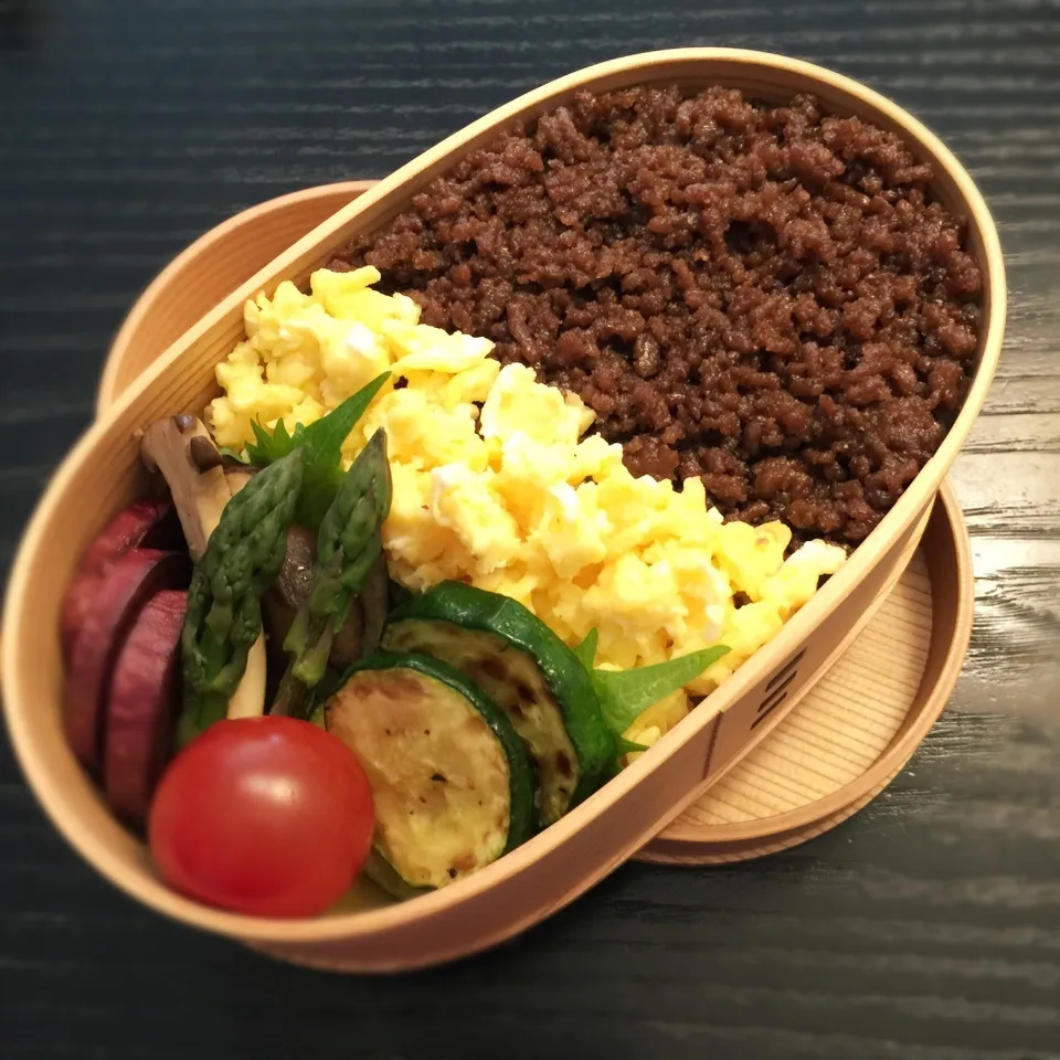 今日のお弁当♡そぼろ弁当♡|yu-chanさん