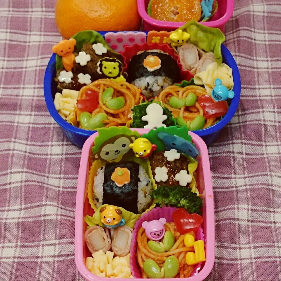 トマトスパゲティ弁当♪|みちゅあしさん