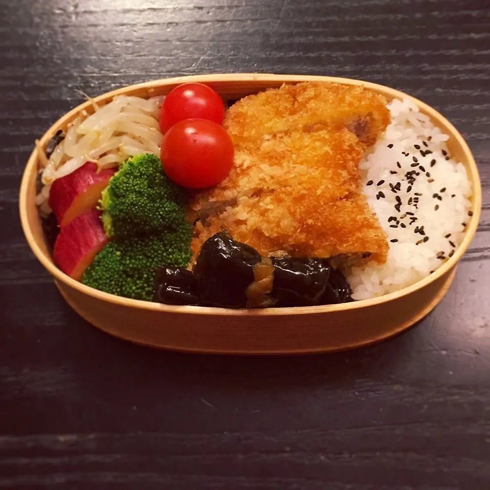 今日のお弁当  カツ弁当|yu-chanさん