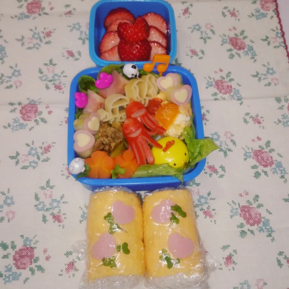 スティックおにぎり弁当♪|みちゅあしさん