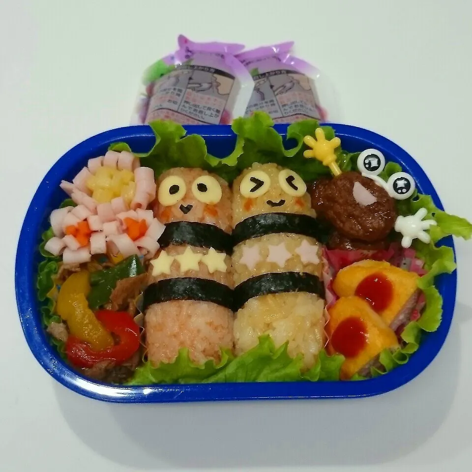 スティックおにぎり弁当♪|みちゅあしさん