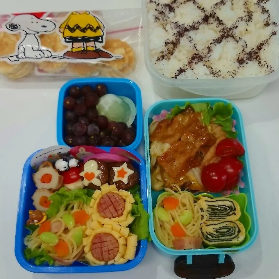 今日の父子弁当♪|みちゅあしさん