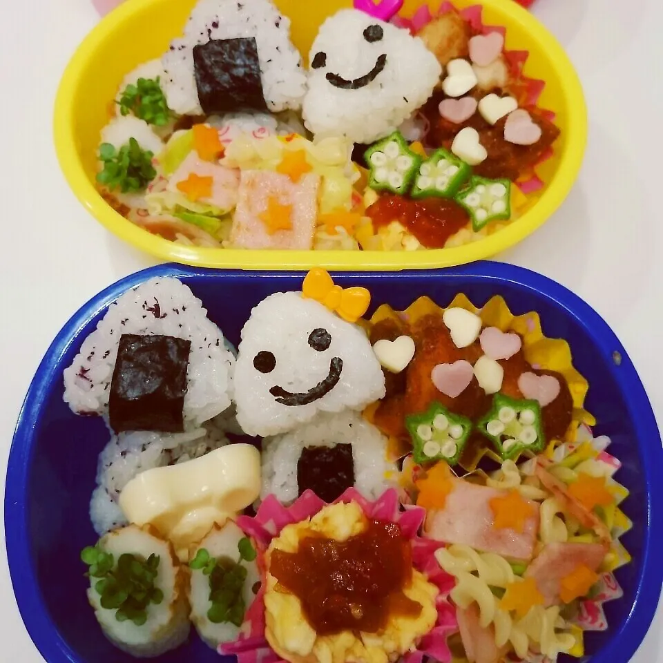 ミニおにぎり弁当♪|みちゅあしさん