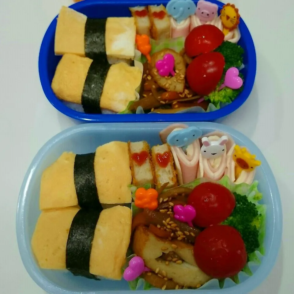 お寿司みたいな おにぎり弁当♪|みちゅあしさん