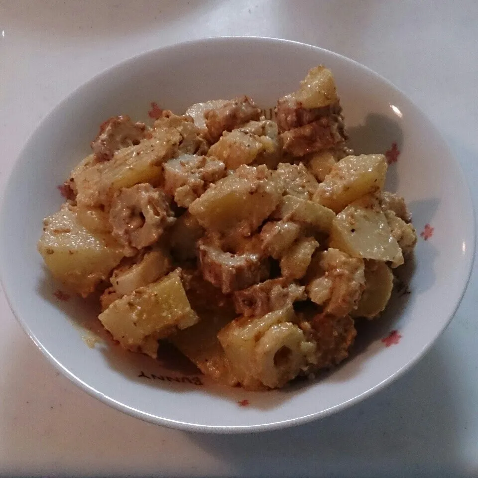 竹輪とじゃがいもの、ゴママヨサラダ。|NICOさん