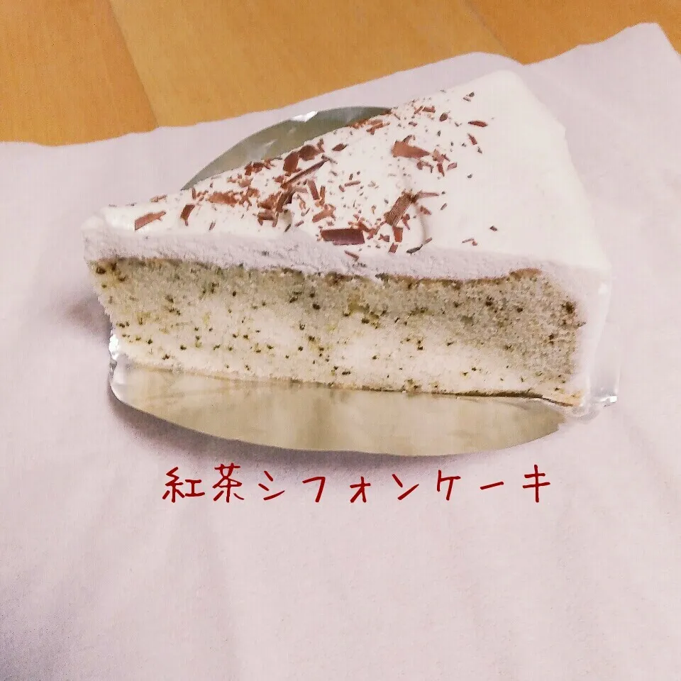 Snapdishの料理写真:紅茶シフォンケーキ|さっちゃんさん