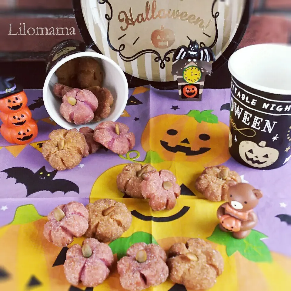 🎃かぼちゃのクッキー🍪でHalloween👻🎶|Lilomamaさん