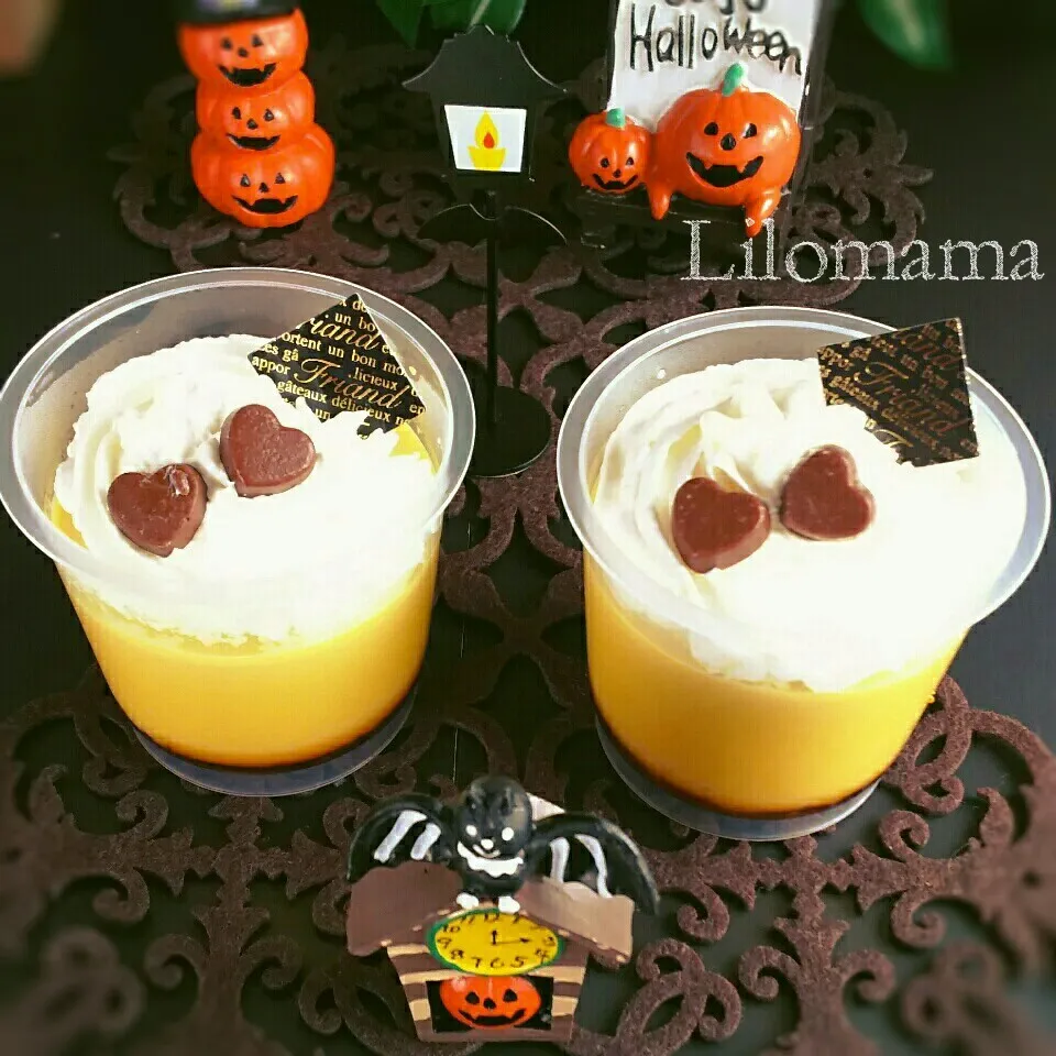 Snapdishの料理写真:そらてんてぇ❤の濃厚かぼちゃ🎃プリン🎵|Lilomamaさん