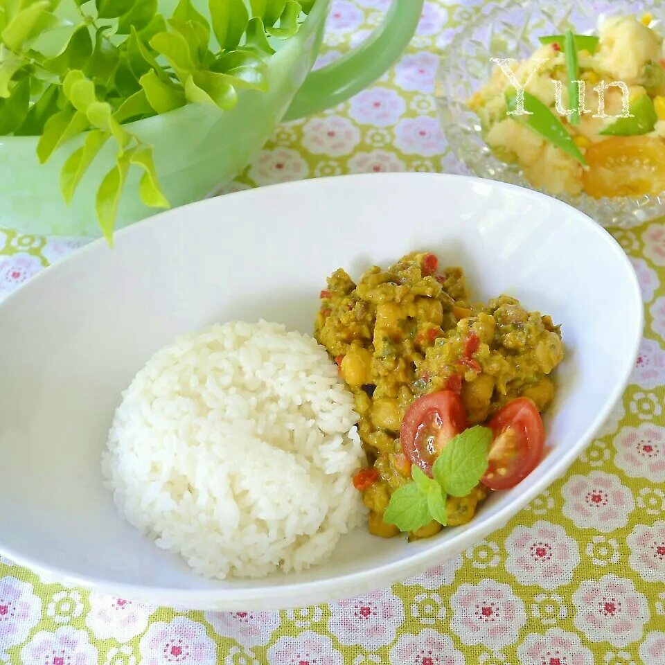 ひよこ豆入り我が家のドライカレー♪|Yunさん