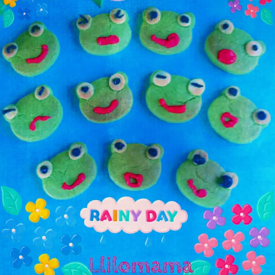 抹茶de🐸カエルさんのサブレ☔|Lilomamaさん