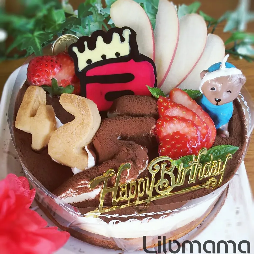 ティラミス・ムースケーキでbirthday♡♬*ﾟ|Lilomamaさん