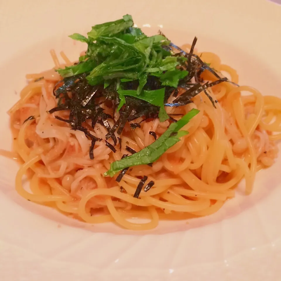 Mariさんの明太子パスタ⠒̫⃝|みーしゃさん