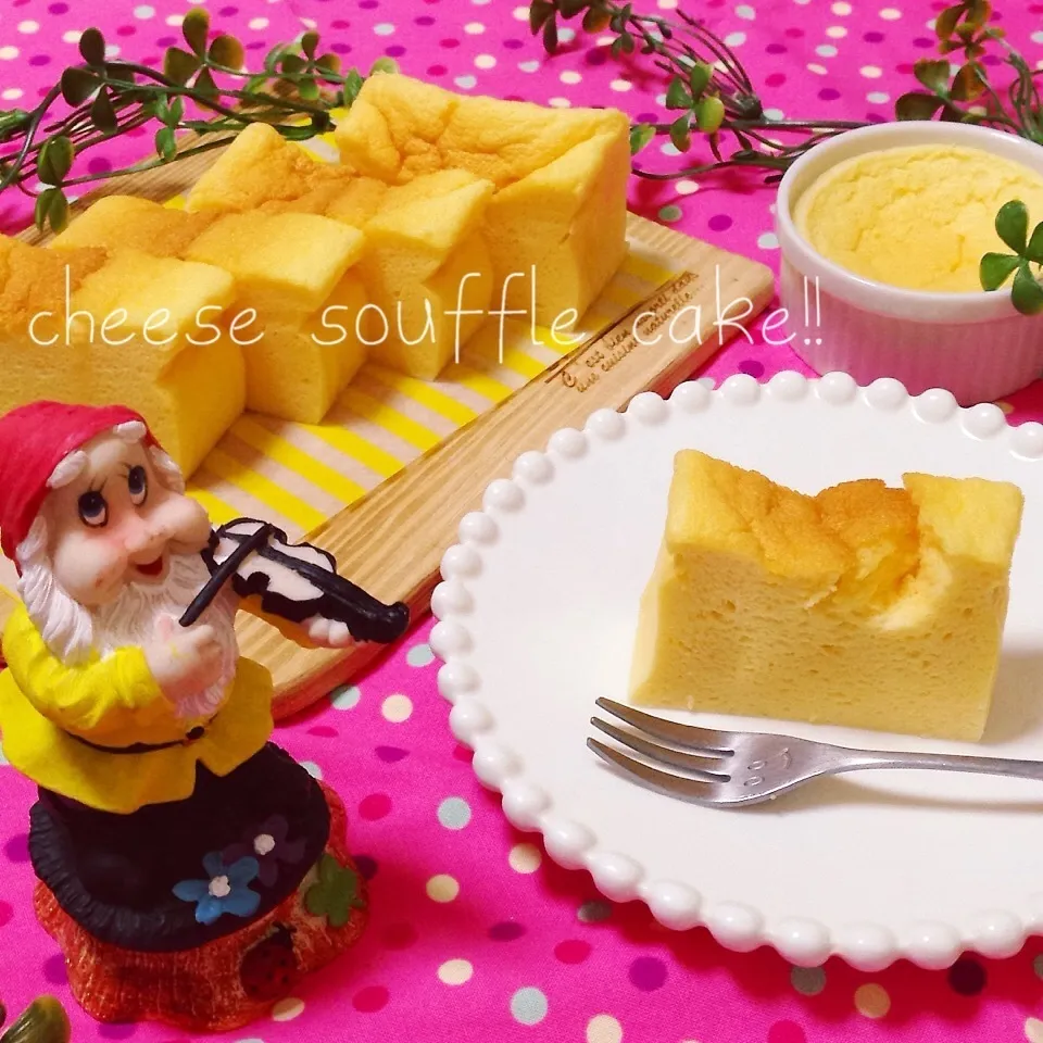 Snapdishの料理写真:ちーちゃんの♡スフレチーズケーキ♡|Lieさん