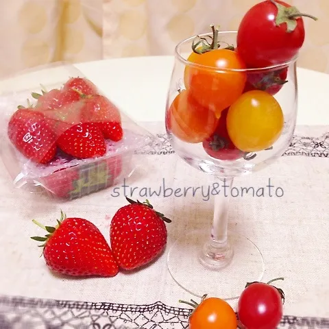 下妻野菜♥︎strawberry&tomato♥︎|Lieさん