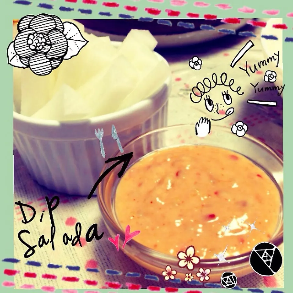 やっと!!!好きな味になった♥︎Dip Salada!!|Lieさん