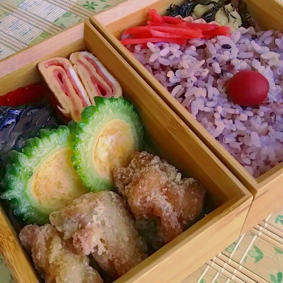 Snapdishの料理写真:唐揚げ弁当。|yuragizmさん