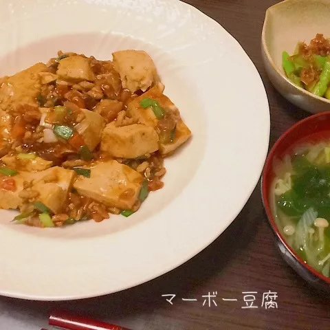 鶏挽肉のマーボー豆腐|みーしゃさん