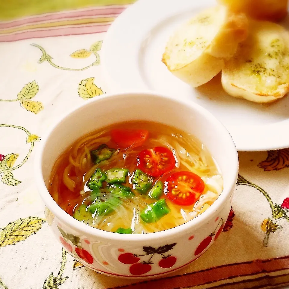 熱湯そそぐだけで春雨スープ|acoさん