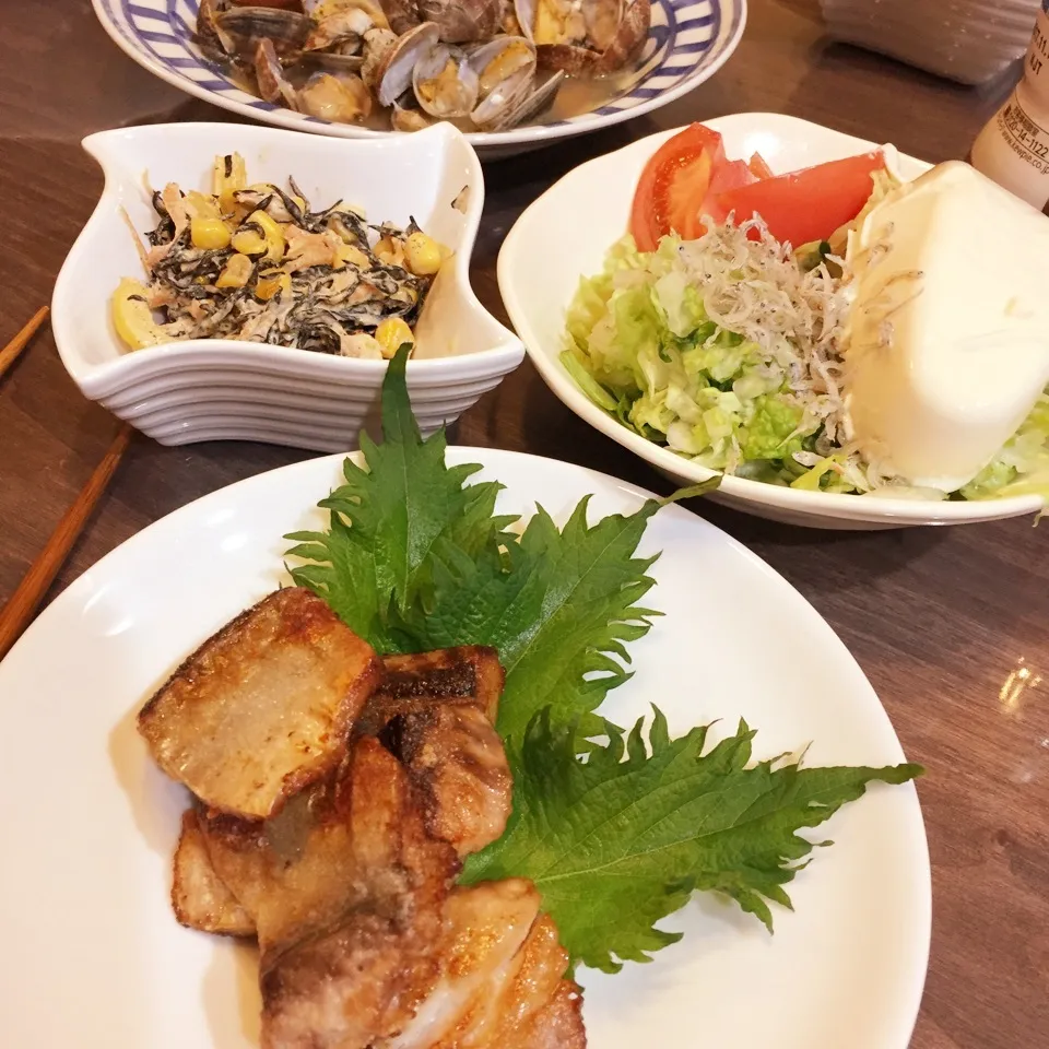 Snapdishの料理写真:4月2日 夕ご飯|のり夫ですさん