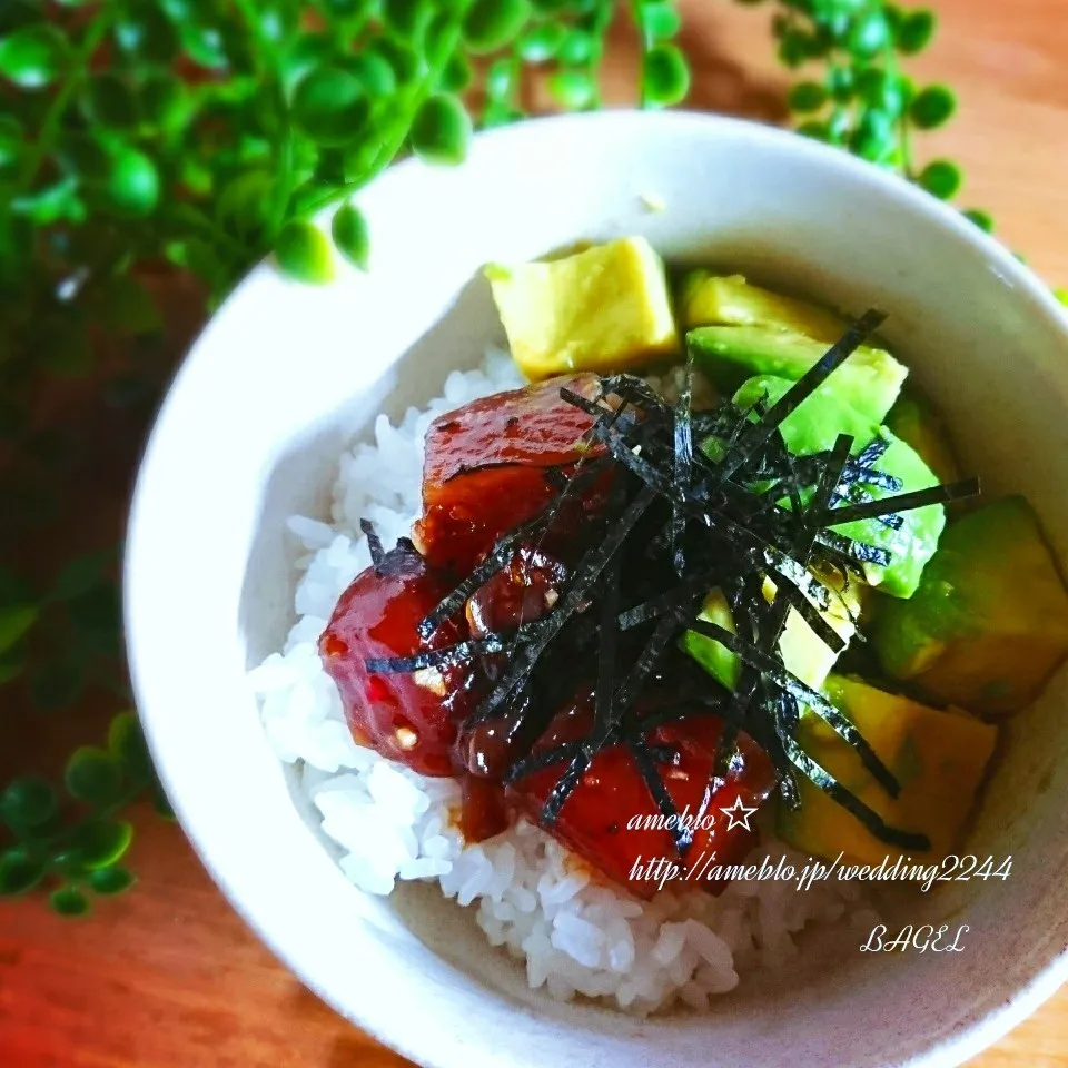 今が旬✨特選❤鰹のユッケ丼( ☆∀☆)❣️|BAGELさん