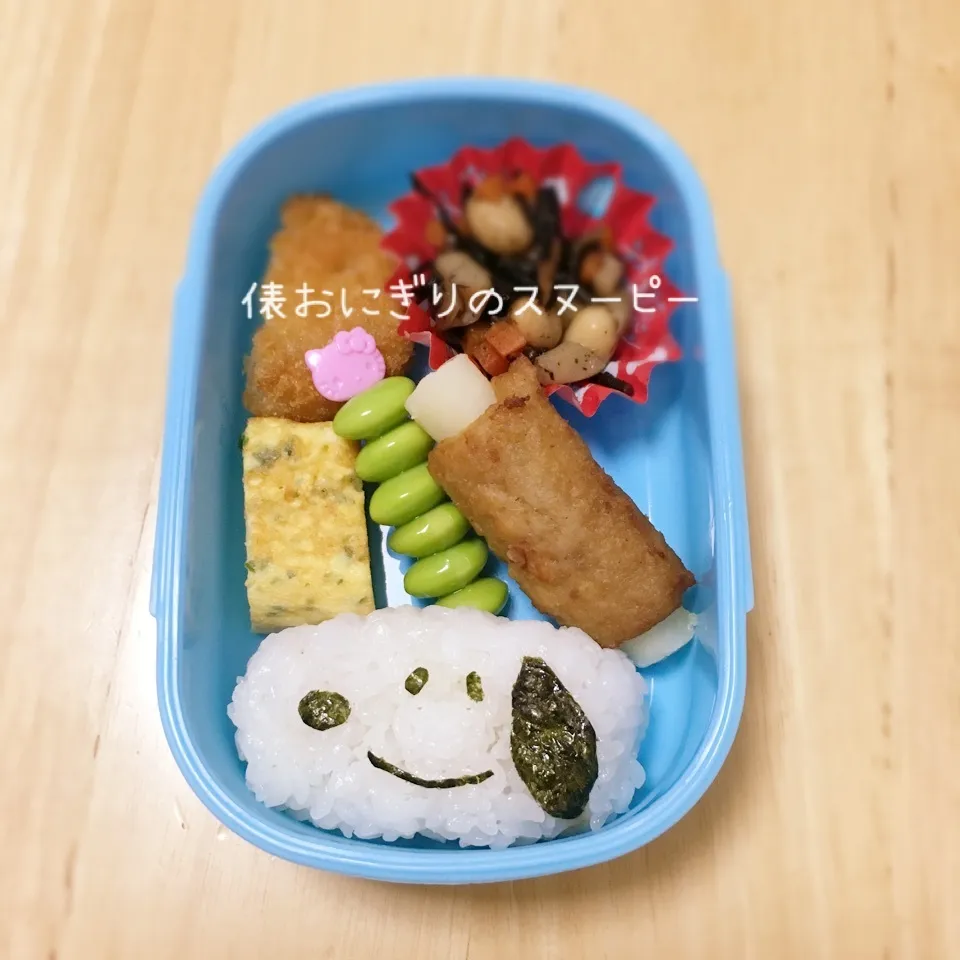 俵おにぎりのスヌーピー弁当|okomeさん