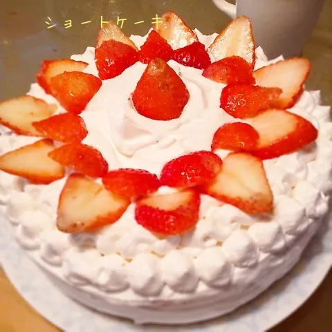 定番！？いちごのショートケーキ！|にこ☺︎さん