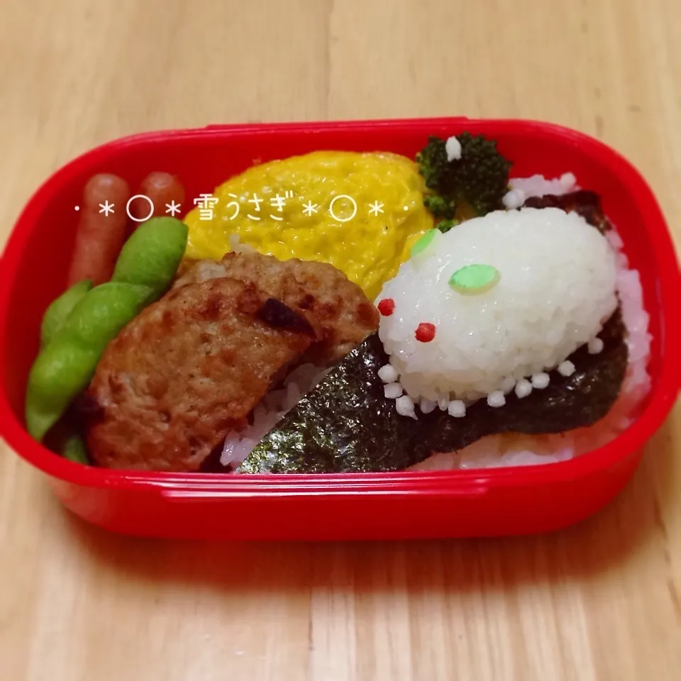 ＊雪うさぎのお弁当＊|okomeさん