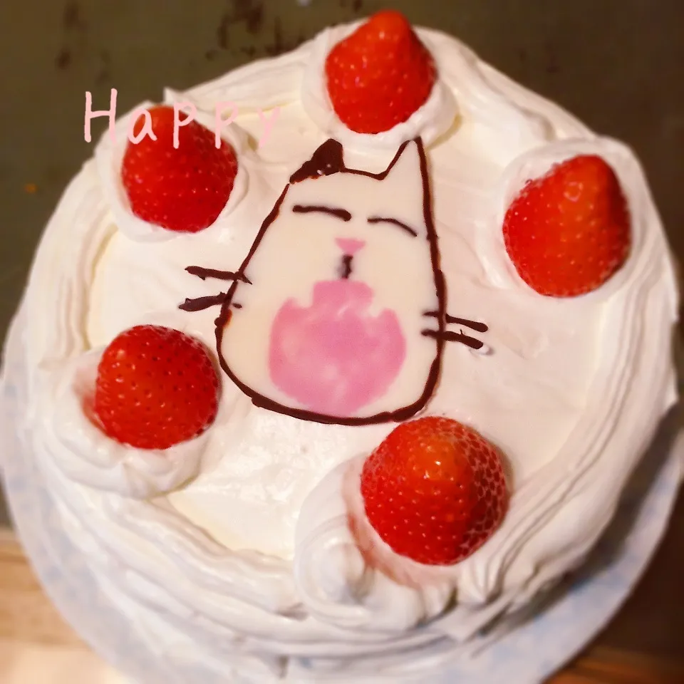 苺のケーキ|にこ☺︎さん