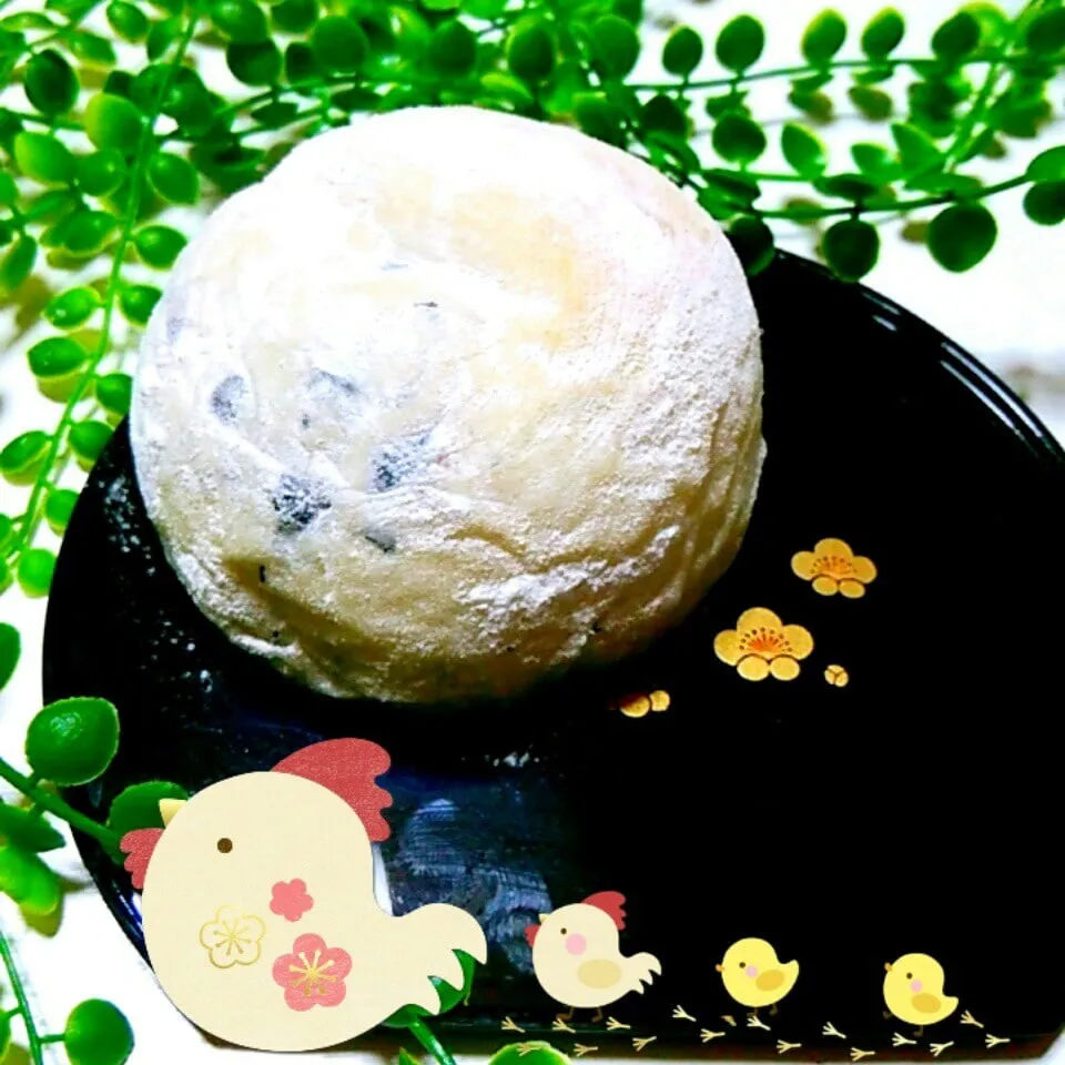 この生地好きかも♡もっちり豆大福パン♡|BAGELさん