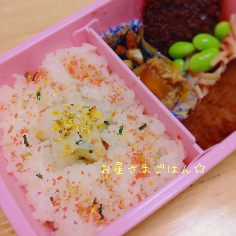 Snapdishの料理写真:お星さまごはんのお弁当☆|okomeさん